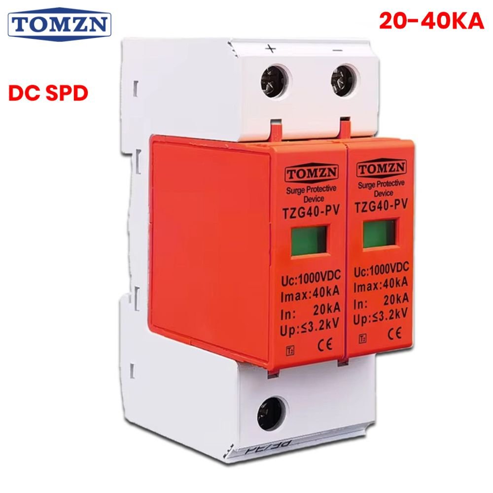 TOMZN DC SPD 1000V 20KA~40KA Arrester Device TOMZN DC SPD 1000V 20KA~40KA Arrester Device